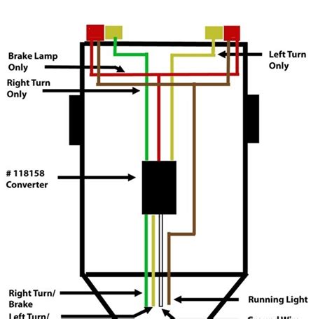 4 pole tow lights wiring diagram 